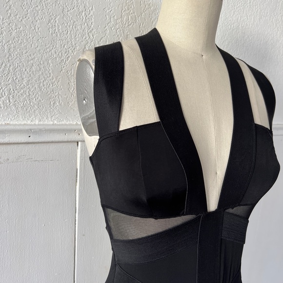 Vintage Seductive Y2K bandage goth Helmut newton teddy top S - Picture 3 of 8